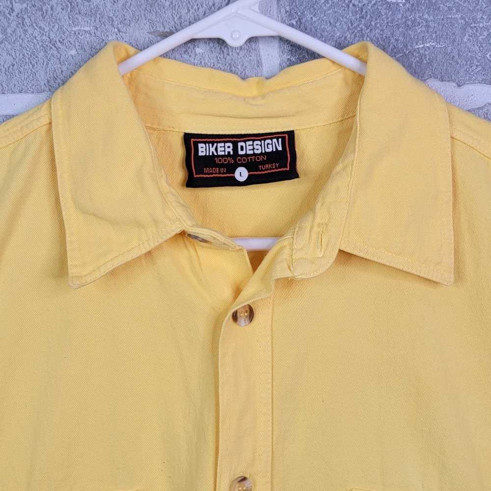 Freedom Rally 2002 4th of July Algona, IA Vintage Y2K Cut -Off Yellow Shirt L - Picture 10 of 12